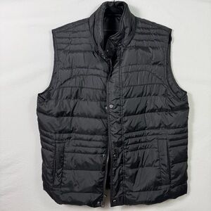 Andrew Marc Black Quilted Puffer Vest Women’s Size M